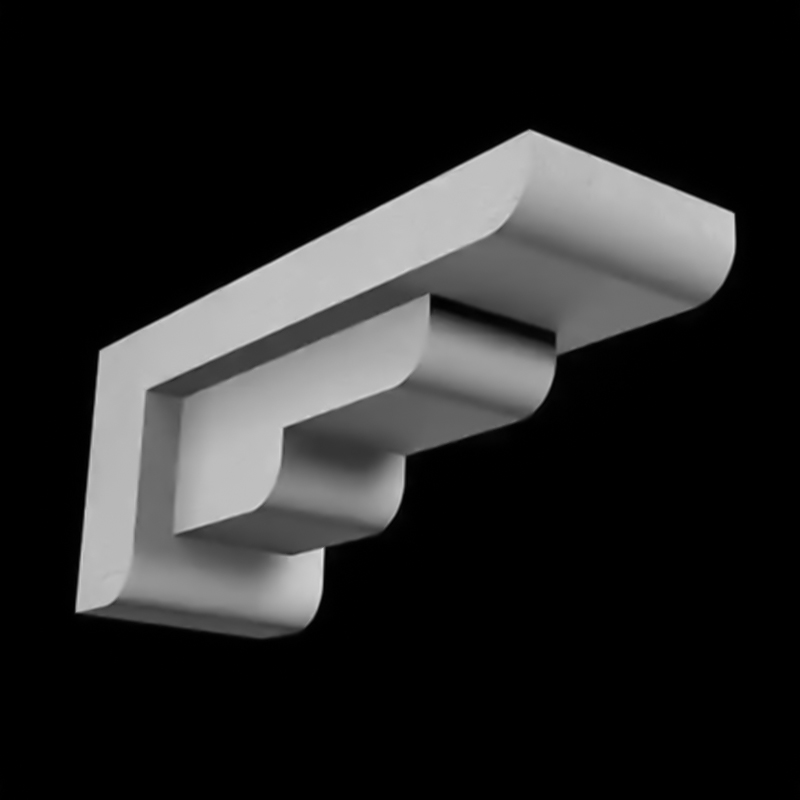 Modanatura GRC sezionale di facile installazione